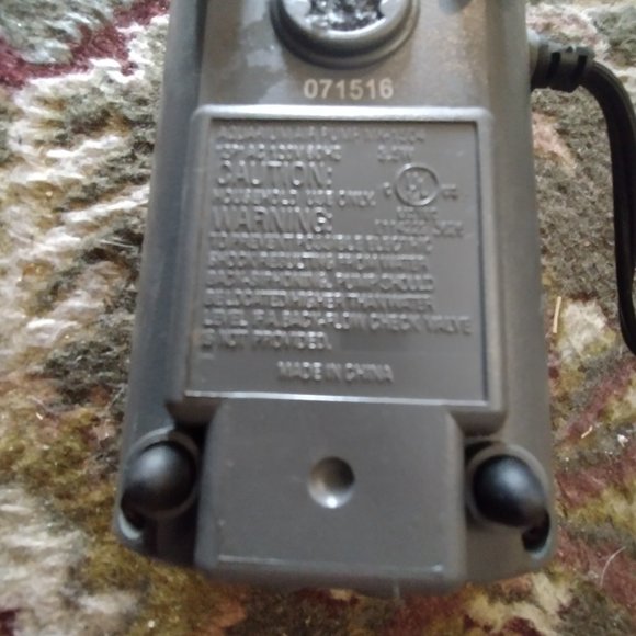 AQUA CULTURE 5-15 Gallon Single Outlet Aquarium Air Pump - Picture 6 of 6